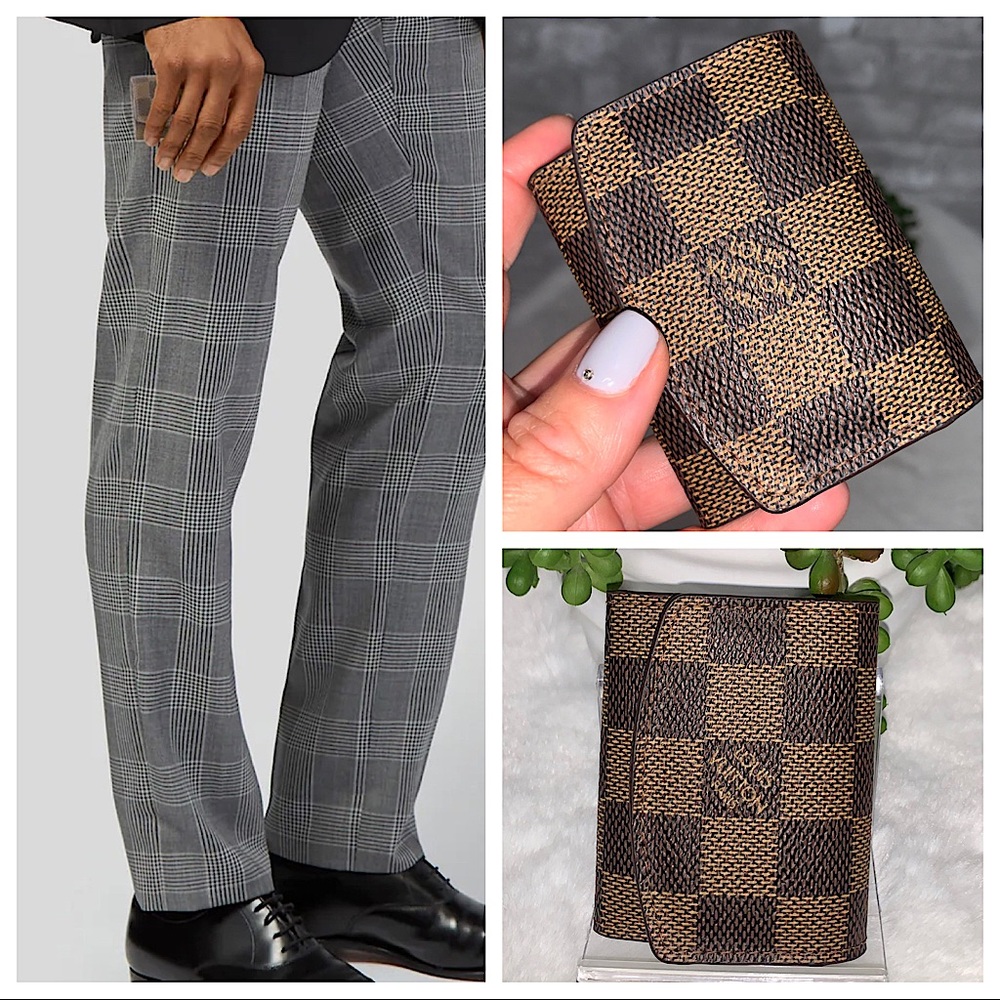 Louis Vuitton Cufflinks Case Damier Ebene
